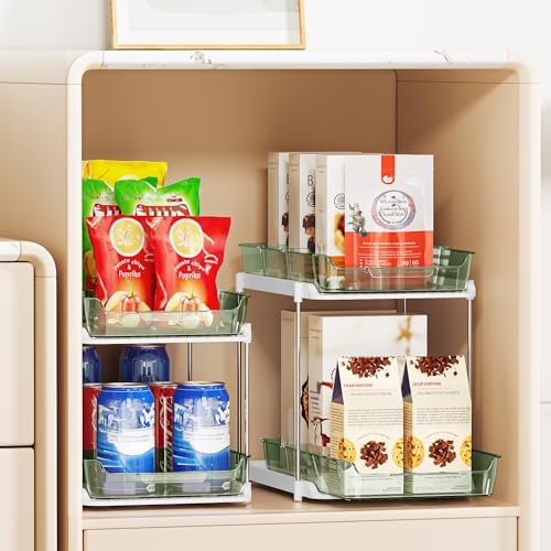 Delamu 2-Tier Multi-Purpose Bathroom Under Sink Organizers and Storage