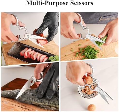 Sunnecko Heavy Duty Kitchen Scissors