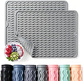 2 Pack Caketime Silicone Dish Drying Mat