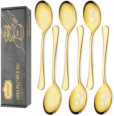 10-Inch 6 Piece Serving Spoon Set
