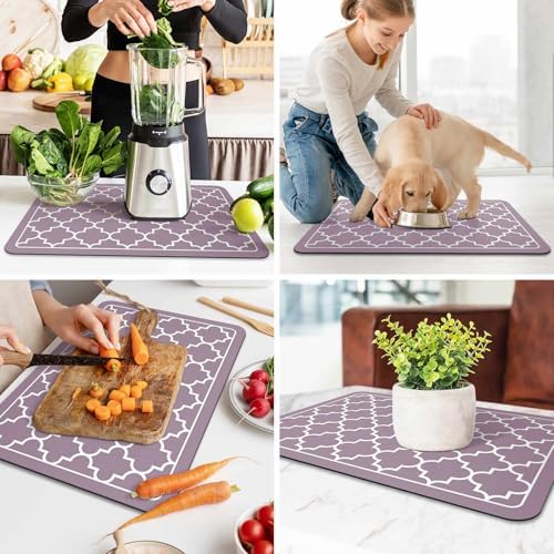 Dish Drying Mat Absorbent Dish Drying Mats