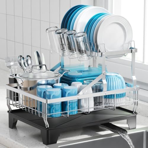 GSlife Stainless Steel Dish Drying Rack