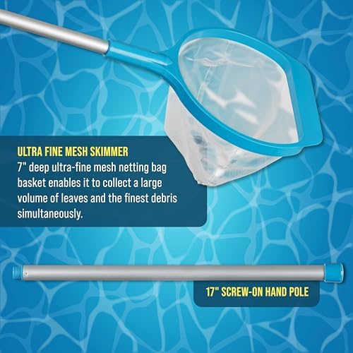 U.S. Pool Supply Spa, Hot Tub, Pool Hand Leaf Skimmer Net