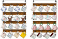 Rustic Wood Coffee Mug Rack