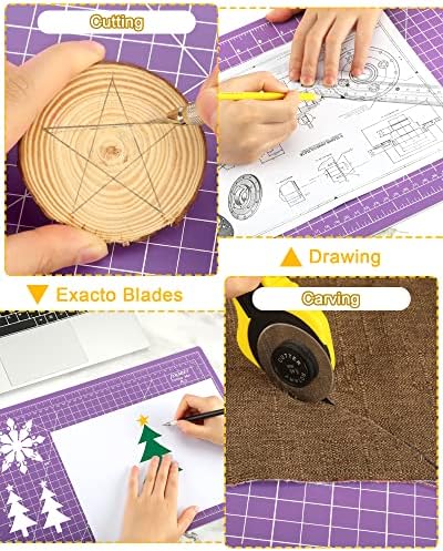 Thickened 18"x12" Self Healing Cutting Mat, Idemeet Rotary Cutting Sewing Mat