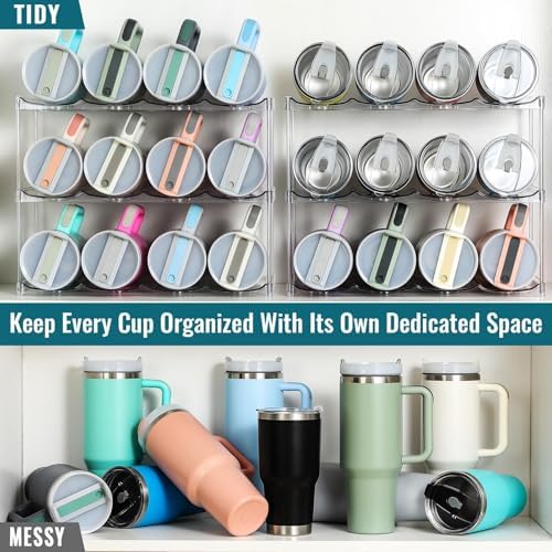 Premium Water Bottle Organizer for Stanley 40OZ & Various Bottles