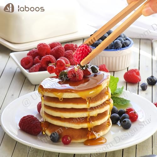 Magnetic Classic Bamboo Toast Tongs