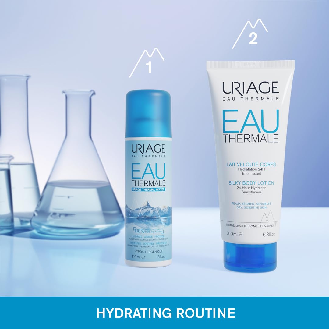 Uriage Thermal Water Spray 150ml - Natural Hydrating Facial Mist for Sensitive Skin