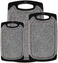Famiry Reversible Cutting Board Set of 3, Plastic Chopping Board