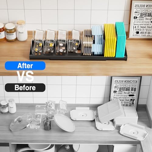 Mustorn Pots and Pans Organizer Under Cabinet