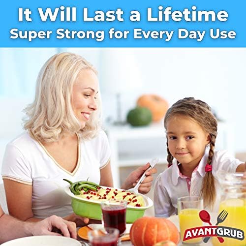 Super Strong, Ergonomic 11 in Serving Spoon 3 Pk. Big, Slotted Stainless Steel