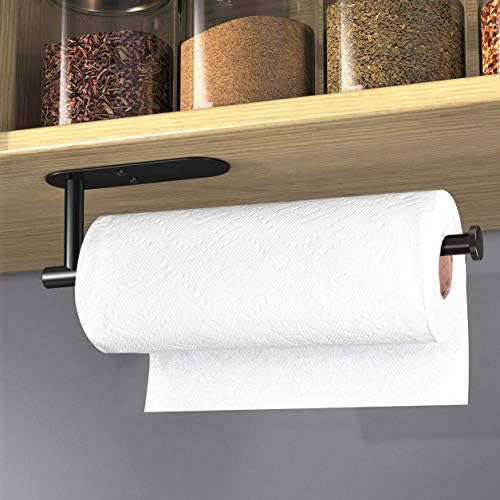 VAEHOLD Adhesive Paper Towel Holder Under Cabinet Wall Mount