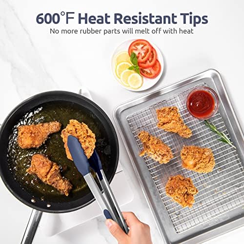 U-Taste Kitchen Tong for Cooking, 600ºF Heat-Resistant