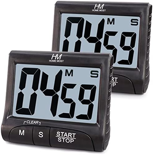 2-Pack Large Display Kitchen Timer