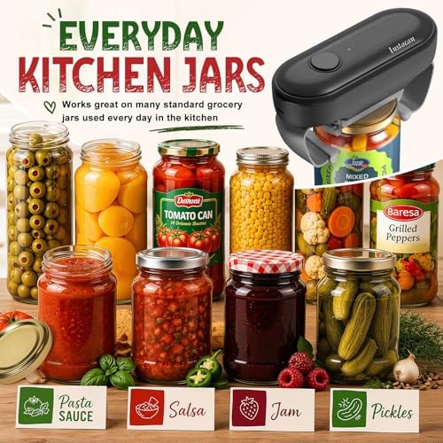 INSTACAN Rechargeable Electric Jar Opener
