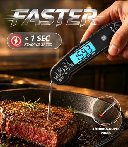 Atogou Professional Meat Thermometer Digital, <1 Sec Instant Read