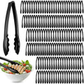 150 Pcs Plastic Tongs, 9 Inch Disposable Serving Tongs