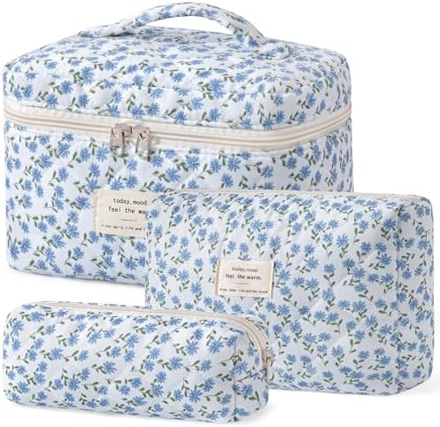 HBselect Quilted Makeup Bag