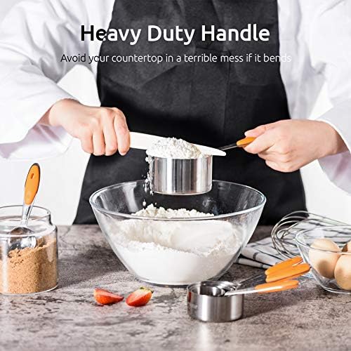 U-Taste Measuring Cups Spoons Set, 18/8 Stainless Steel