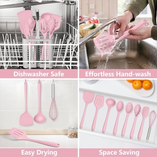 TeamFar Silicone Cooking Utensils Set