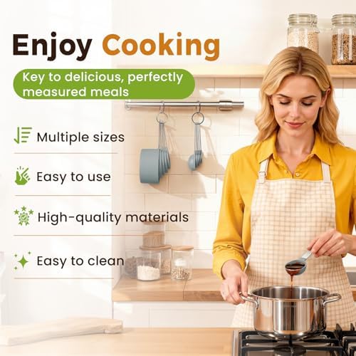 16PCS Measuring Cups and Spoons Set, Measuring Spoon Set