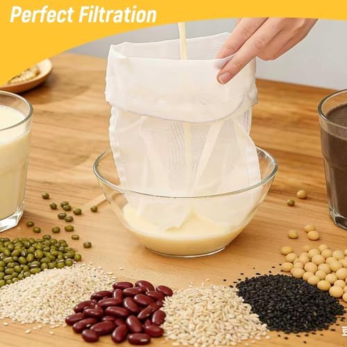 Reusable Fine Mesh Strainer Bag, Food Grade Filtration Bag