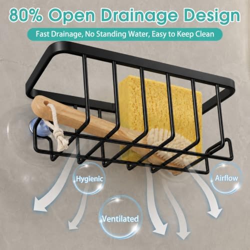 Sponge Holder for Kitchen Sink, Caddy Organizer