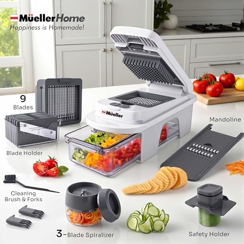 Mueller Pro-Series All-in-One, 12 Blade Mandoline Slicer