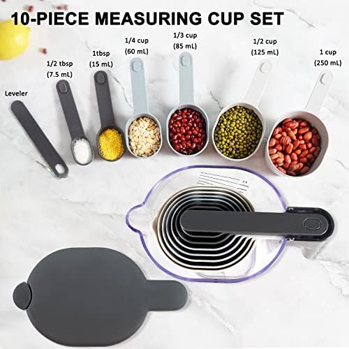 18-Pc Magnetic Measuring Cups and Spoons Set,