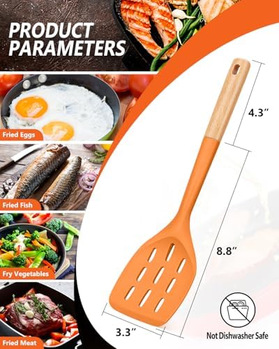 Badiano Silicone Spatula, Non Stick Turner
