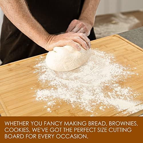 Empune 30" x 20" Turkey Carving Board, Bamboo Cutting Boards