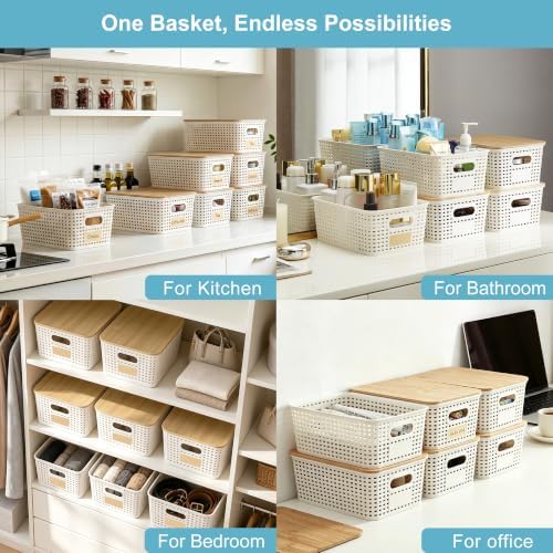 Bagnizer Small Plastic Storage Bins
