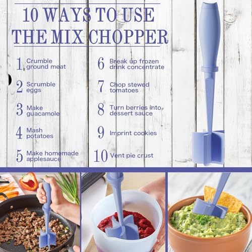 2 Pack Meat Chopper Ground Beef Masher Tool