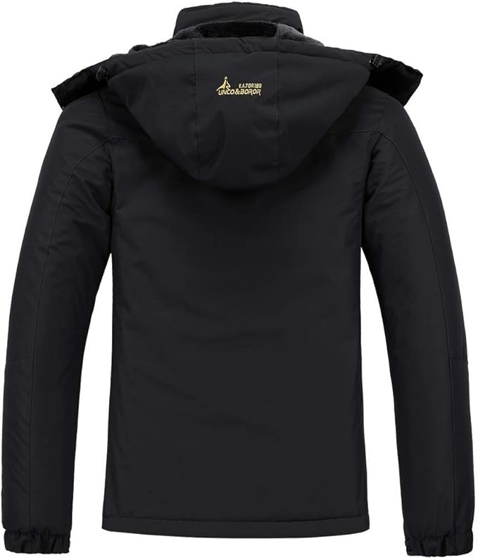 MOERDENG Women's Waterproof Ski Jacket Warm Winter Snow Coat Mountain Windbreaker Hooded Raincoat Jacket