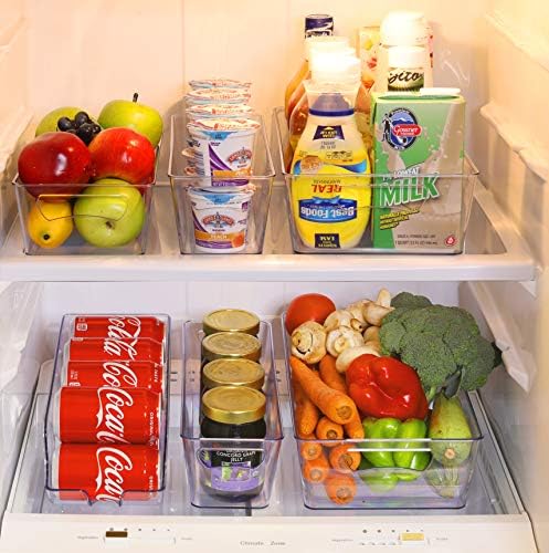 Simple Houseware Refrigerator Storage Organizer Bins