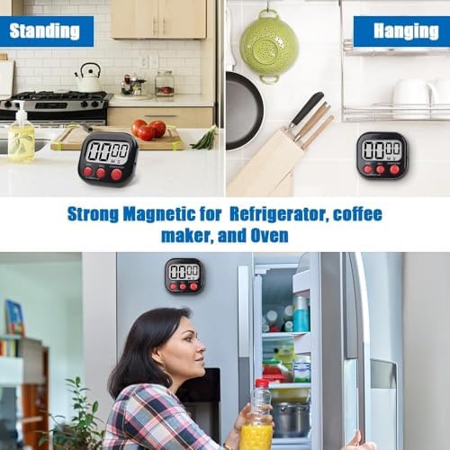 Classroom Timers for Teachers Kids Large Magnetic Digital Timer 2 Pack