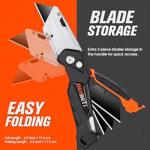 REXBETI Box Cutter 2-Pack, Utility Knife