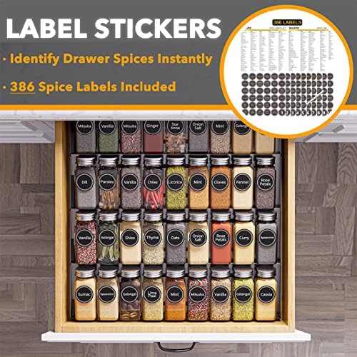 SpaceAid Spice Drawer Organizer