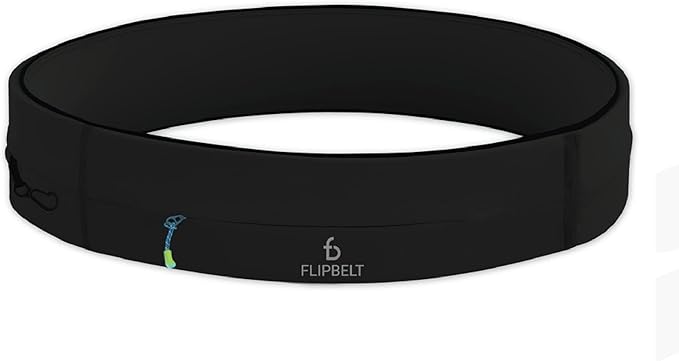 FlipBelt Zipper Running Belt, Waist Pack for Fitness and Running, US Company