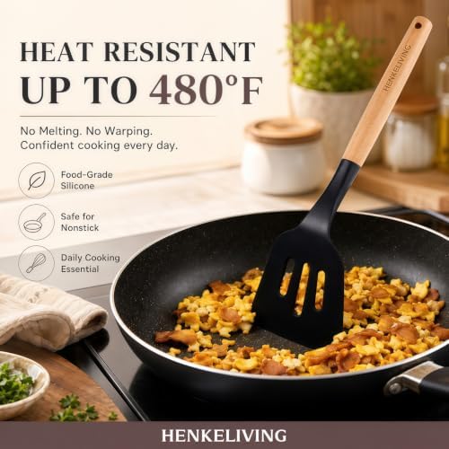 Silicone 10 Pcs Kitchen Cooking Utensils Set, Recycled Materials Certification