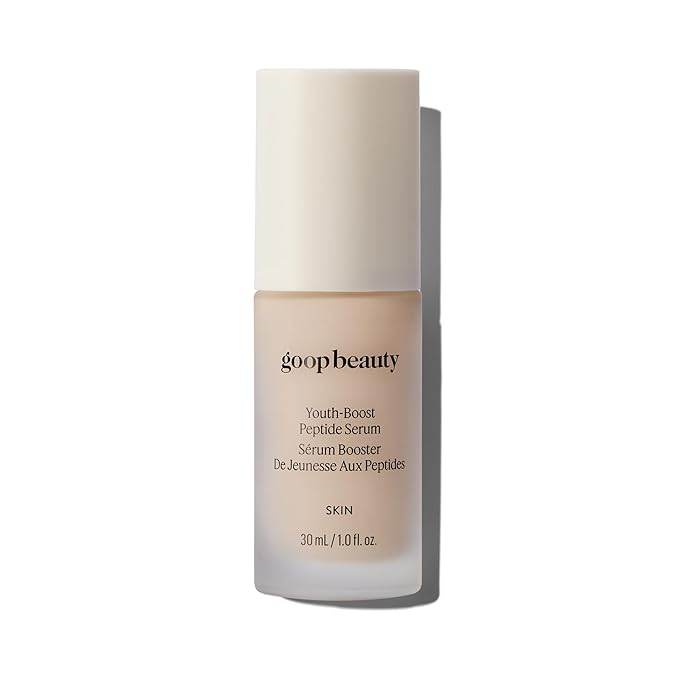 goop Beauty Peptide Serum |Reduces Fine Lines, Wrinkles, & Dark Spots | Peptides, Ceramides, & Niacinamide | Anti Aging Treatment to Improve Firmness & Elasticity | 1 fl oz