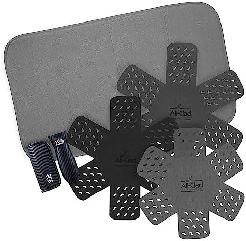 All-Clad Pot Protectors, and Dish Drying Mat Set: Pot Protectors