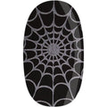 Skinz Nail Decals, Black w/ Silver Spider Webs (24 ct)