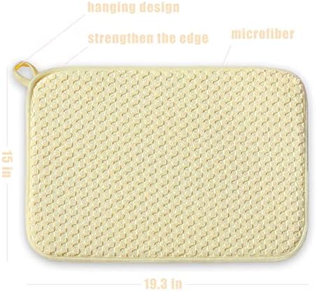 2Pack Dish Drying Mats Kitchen Counter, Kitchen Dish Drying Pads