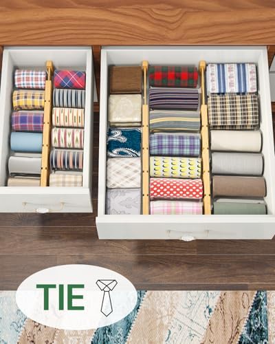 kiplant Bamboo Drawer Dividers