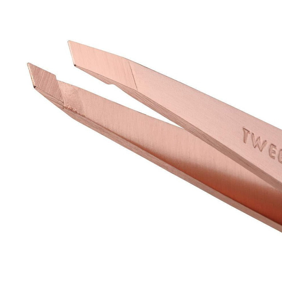Rose Gold Slant Tweezer | Tweezerman