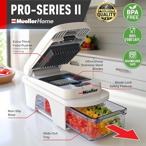 Mueller Pro-Series All-in-One, 12 Blade Mandoline Slicer