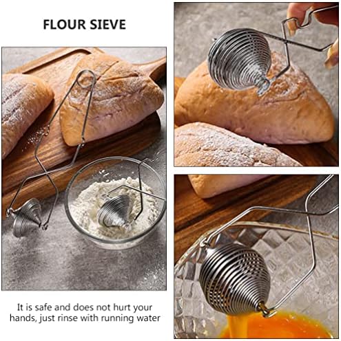 Cabilock Stainless Steel Flour Sieve Handheld Sifter