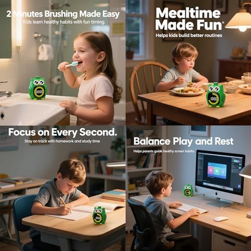 Doli Yearning Visual Timer for Kids, 99 Minute Countdown Timer Green