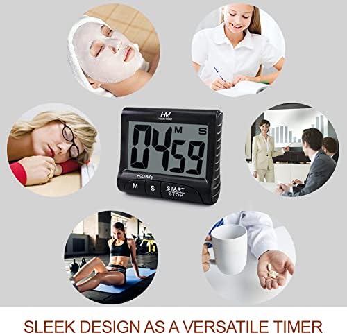 2-Pack Large Display Kitchen Timer